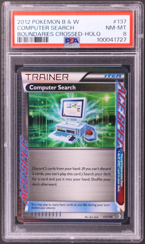 2012 Pokemon Black & White Boundaries Crossed #137 Computer Search-Holo