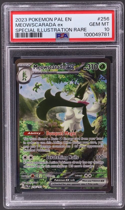 2023 Pokemon Pal En-Paldea Evolved #256 Meowscarada Ex Special Illustration Rare
