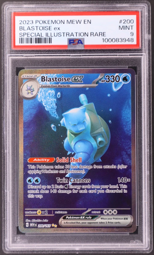 2023 Pokemon Mew En-151 #200 Blastoise Ex Special Illustration Rare