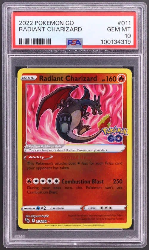 2022 Pokemon Go #011 Radiant Charizard