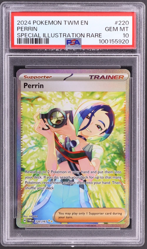 2024 Pokemon Twm En-Twilight Masquerade #220 Perrin Special Illustration Rare