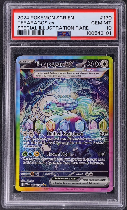 2024 Pokemon Scr En-Stellar Crown #170 Terapagos Ex Special Illustration Rare