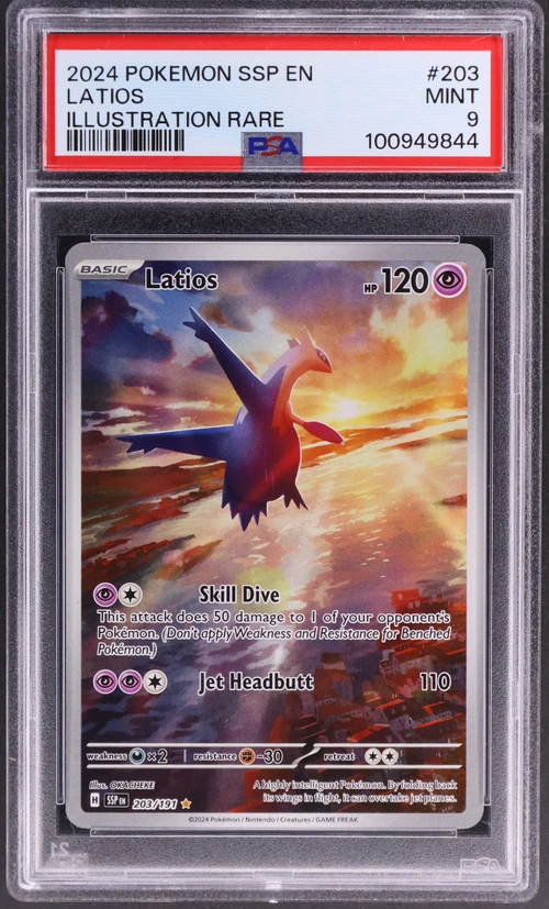 2024 Pokemon Ssp En-Surging Sparks #203 Latios Illustration Rare