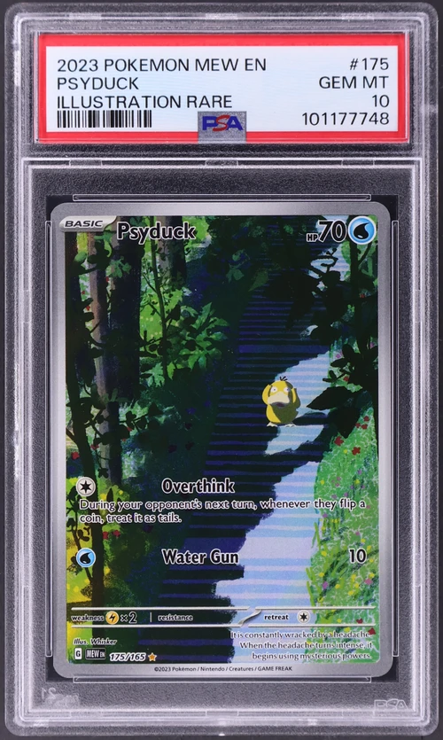2023 Pokemon Mew En-151 #175 Psyduck Illustration Rare