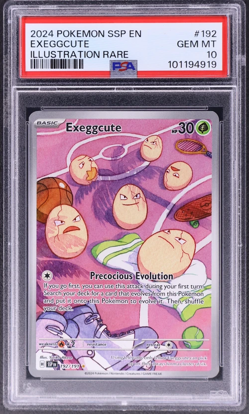 2024 Pokemon Ssp En-Surging Sparks #192 Exeggcute Illustration Rare
