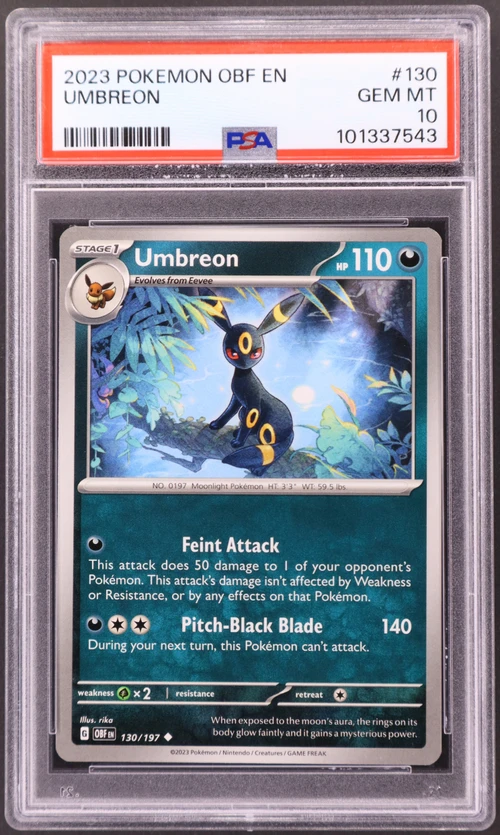 2023 Pokemon Obf En-Obsidian Flames #130 Umbreon