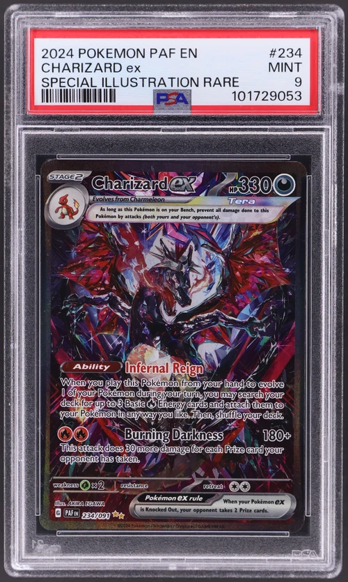2024 Pokemon Paf En-Paldean Fates #234 Charizard Ex Special Illustration Rare