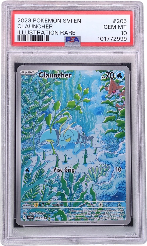 2023 Pokemon Svi En-Scarlet & Violet #205 Clauncher Illustration Rare
