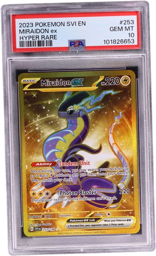 2023 Pokemon Svi En-Scarlet & Violet #253 Miraidon Ex Hyper Rare