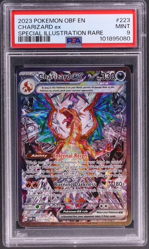 2023 Pokemon Obf En-Obsidian Flames #223 Charizard Ex Special Illustration Rare