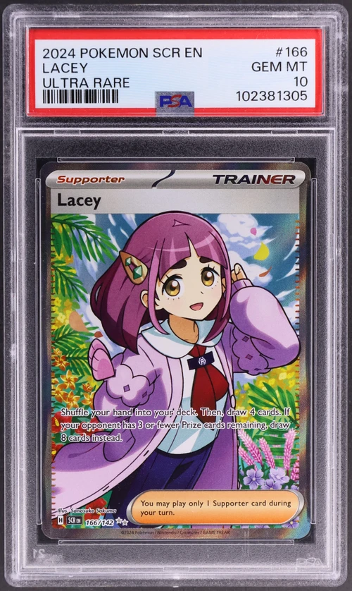 2024 Pokemon Scr En-Stellar Crown #166 Lacey Ultra Rare