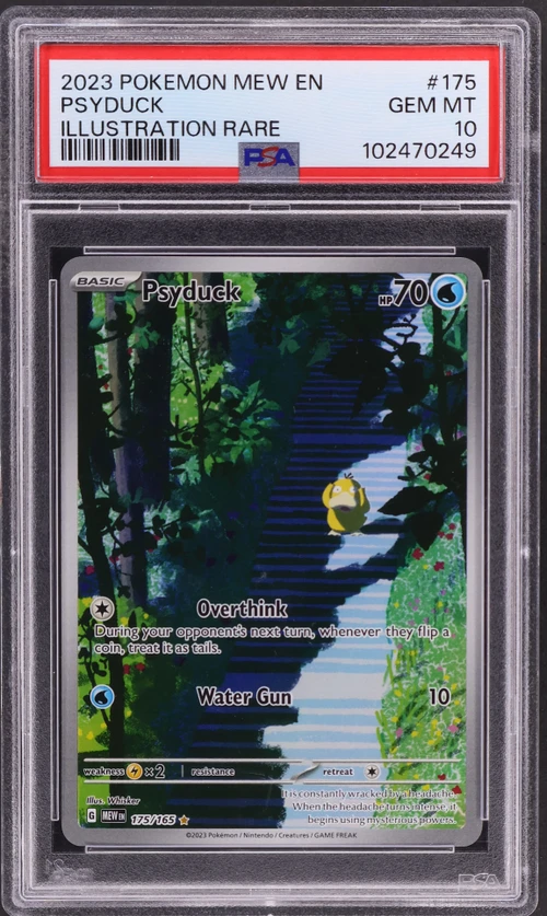 2023 Pokemon Mew En-151 #175 Psyduck Illustration Rare
