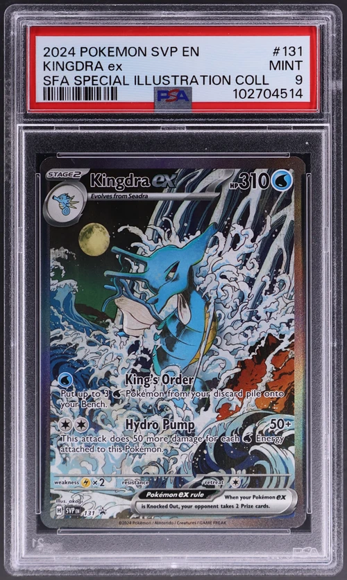 2024 Pokemon Svp En-Sv Black Star Promo #131 Kingdra Ex Shrouded Fable Special Illustration Collection