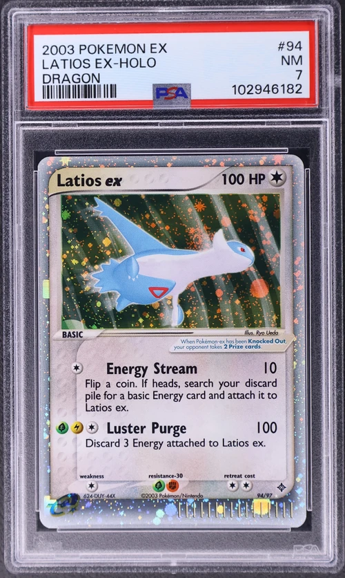 2003 Pokemon Ex Dragon #94 Latios Ex-Holo