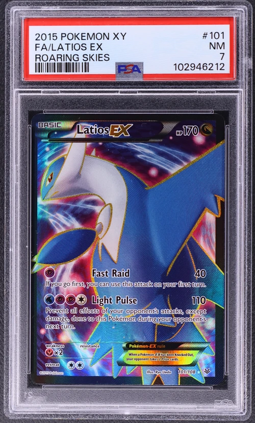 2015 Pokemon Xy Roaring Skies #101 Full Art / Latios Ex