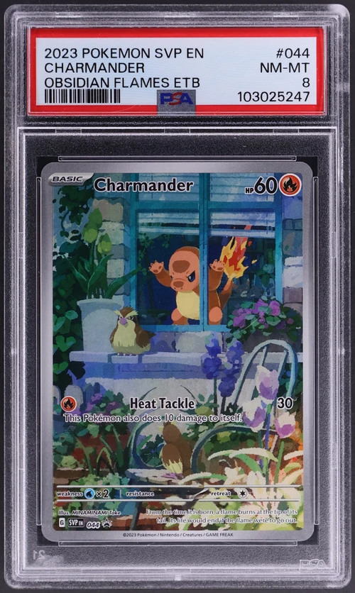 2023 Pokemon Svp En-Sv Black Star Promo #044 Charmander Obsidian Flames Elite Trainer Box