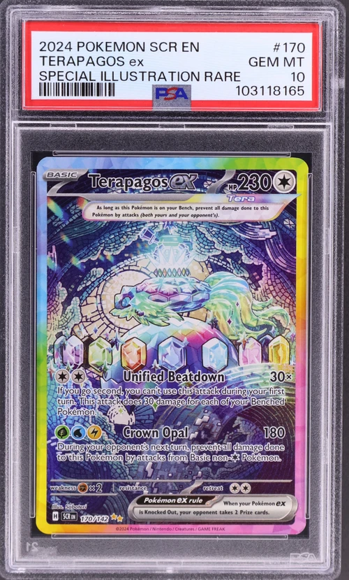 2024 Pokemon Scr En-Stellar Crown #170 Terapagos Ex Special Illustration Rare