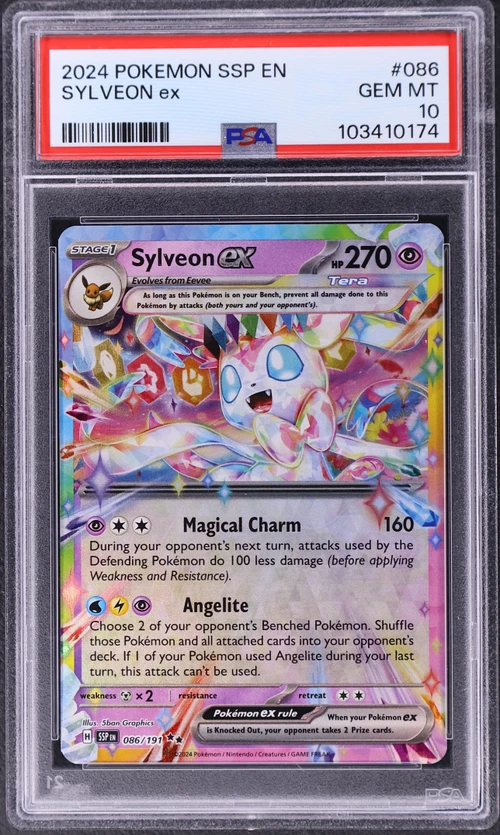 2024 Pokemon Ssp En-Surging Sparks #086 Sylveon Ex