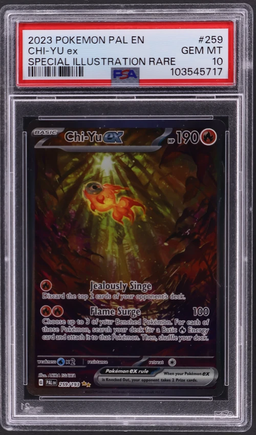 2023 Pokemon Pal En-Paldea Evolved #259 Chi-Yu Ex Special Illustration Rare