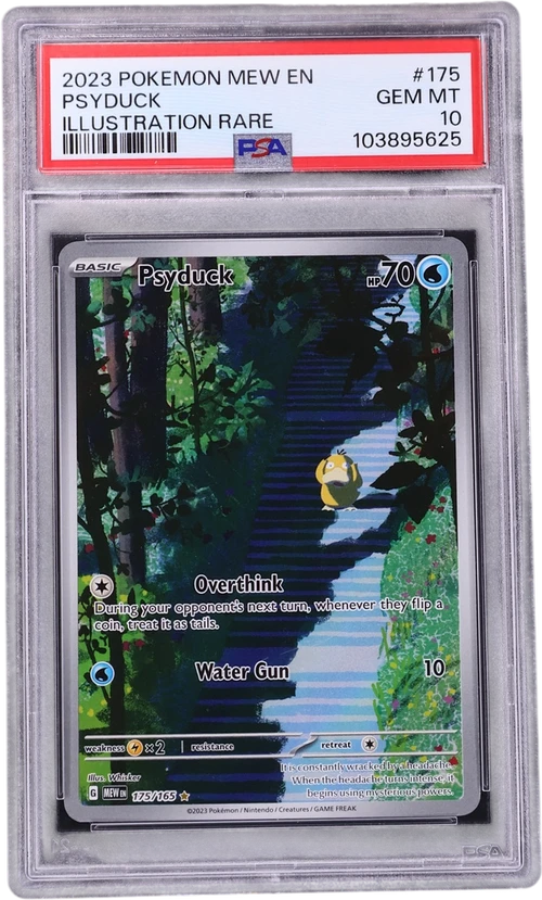 2023 Pokemon Mew En-151 #175 Psyduck Illustration Rare