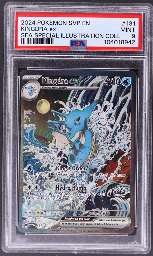 2024 Pokemon Svp En-Sv Black Star Promo #131 Kingdra Ex Shrouded Fable Special Illustration Collection
