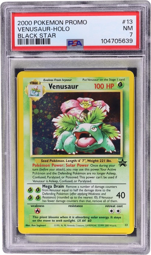 2000 Pokemon Promo Black Star #13 Venusaur-Holo