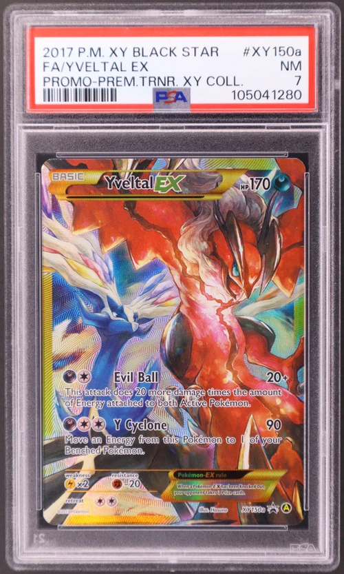2017 Pokemon Xy Black Star Promo #XY150a Full Art / Yveltal Ex Premium Trainer Xy Collection