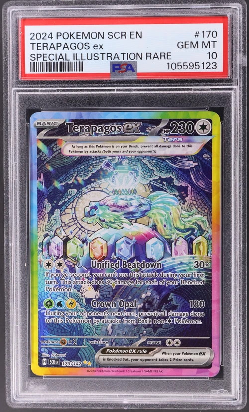 2024 Pokemon Scr En-Stellar Crown #170 Terapagos Ex Special Illustration Rare