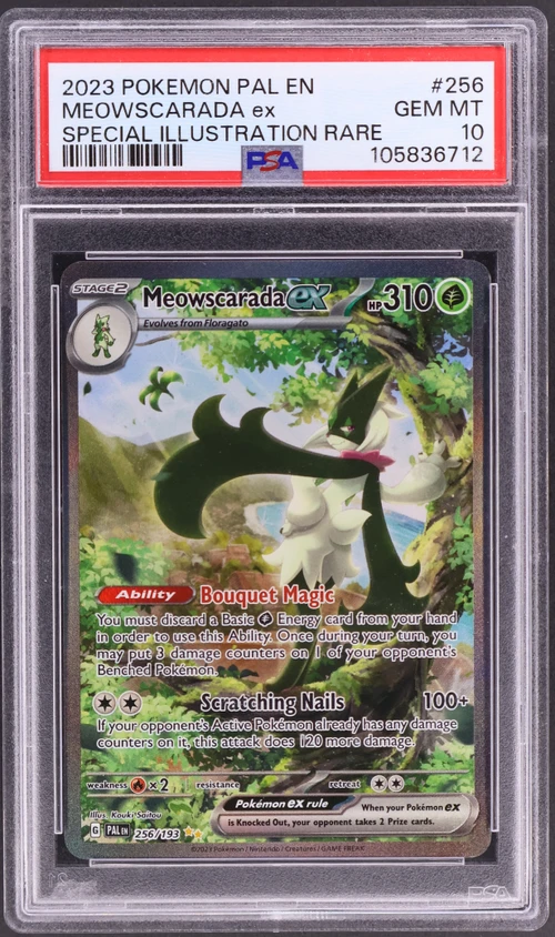 2023 Pokemon Pal En-Paldea Evolved #256 Meowscarada Ex Special Illustration Rare
