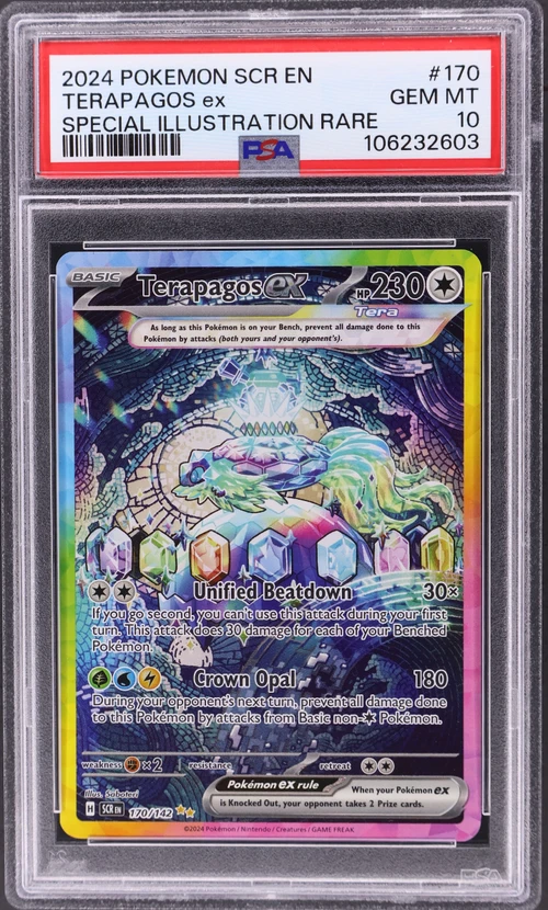 2024 Pokemon Scr En-Stellar Crown #170 Terapagos Ex Special Illustration Rare