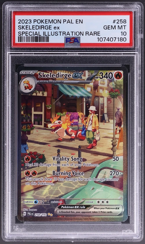 2023 Pokemon Pal En-Paldea Evolved #258 Skeledirge Ex Special Illustration Rare