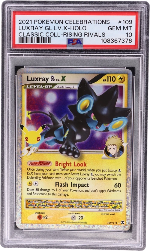 2021 Pokemon Celebrations Classic Collection #109 Luxray Gl Lv.x-Holo