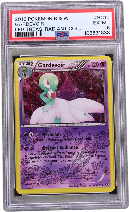 2013 Pokemon Black & White Legendary Treasures Radiant Collection #RC10 Gardevoir