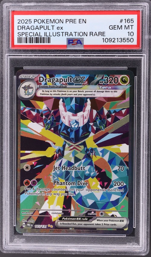 2025 Pokemon Pre En-Prismatic Evolutions #165 Dragapult Ex Special Illustration Rare