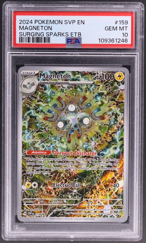 2024 Pokemon Svp En-Sv Black Star Promo #159 Magneton Surging Sparks Elite Trainer Box