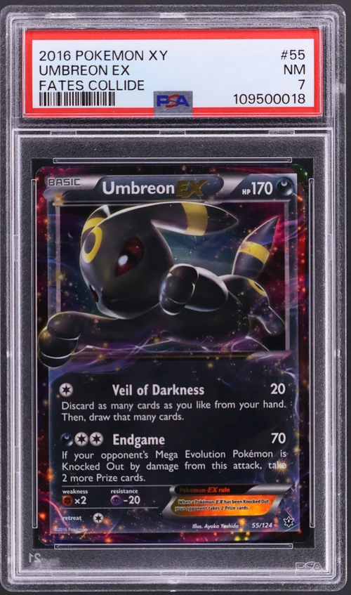 2016 Pokemon Xy Fates Collide #55 Umbreon Ex