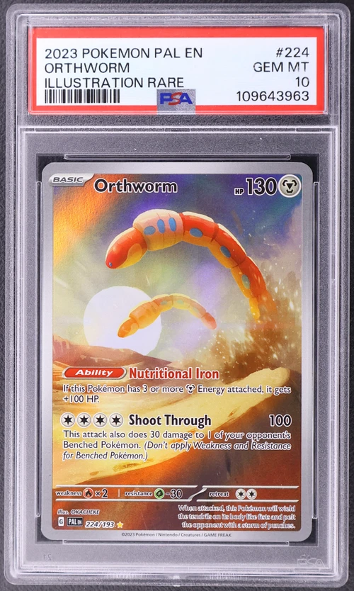 2023 Pokemon Pal En-Paldea Evolved #224 Orthworm Illustration Rare