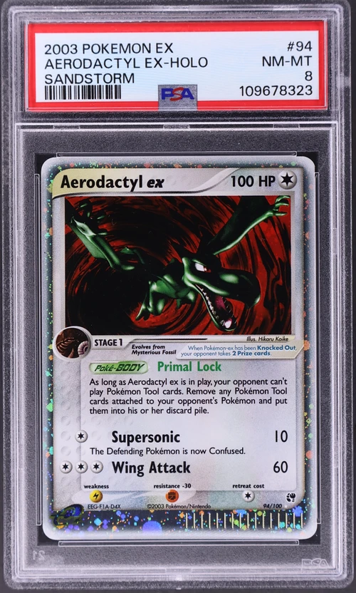 2003 Pokemon Ex Sandstorm #94 Aerodactyl Ex-Holo