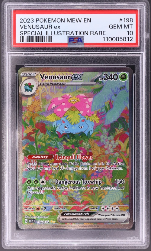 2023 Pokemon Mew En-151 #198 Venusaur Ex Special Illustration Rare