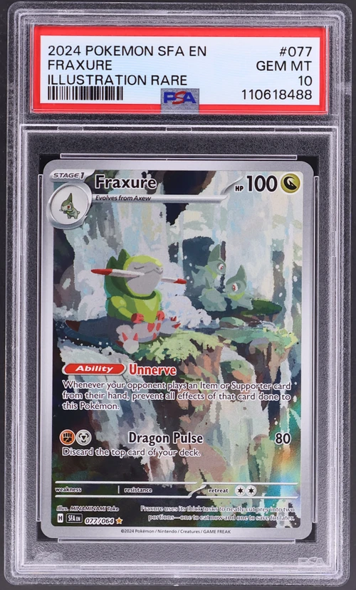 2024 Pokemon Sfa En-Shrouded Fable #077 Fraxure Illustration Rare