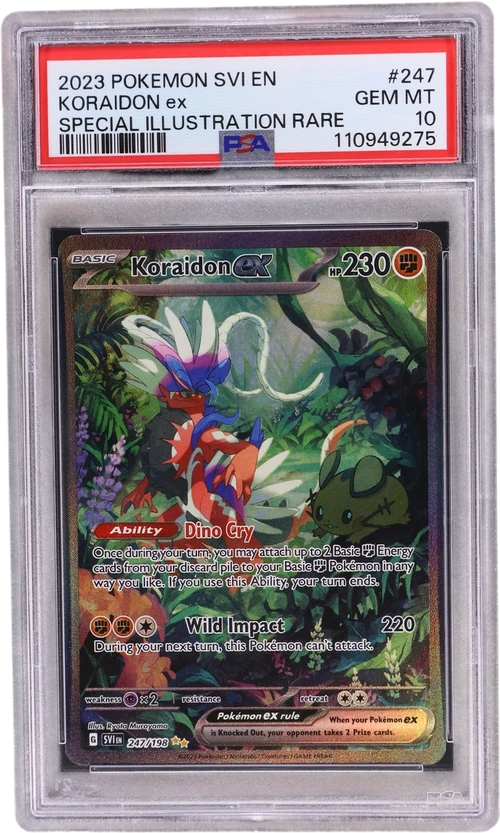 2023 Pokemon Svi En-Scarlet & Violet #247 Koraidon Ex Special Illustration Rare