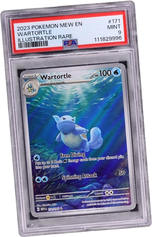 2023 Pokemon Mew En-151 #171 Wartortle Illustration Rare