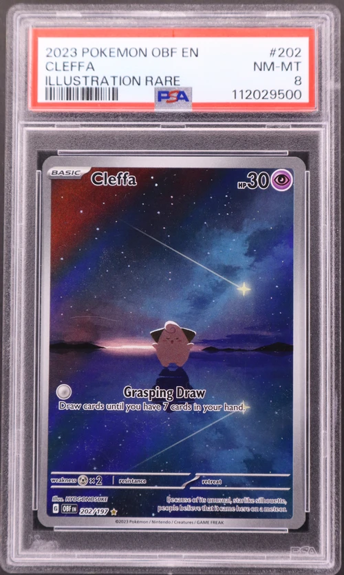 2023 Pokemon Obf En-Obsidian Flames #202 Cleffa Illustration Rare