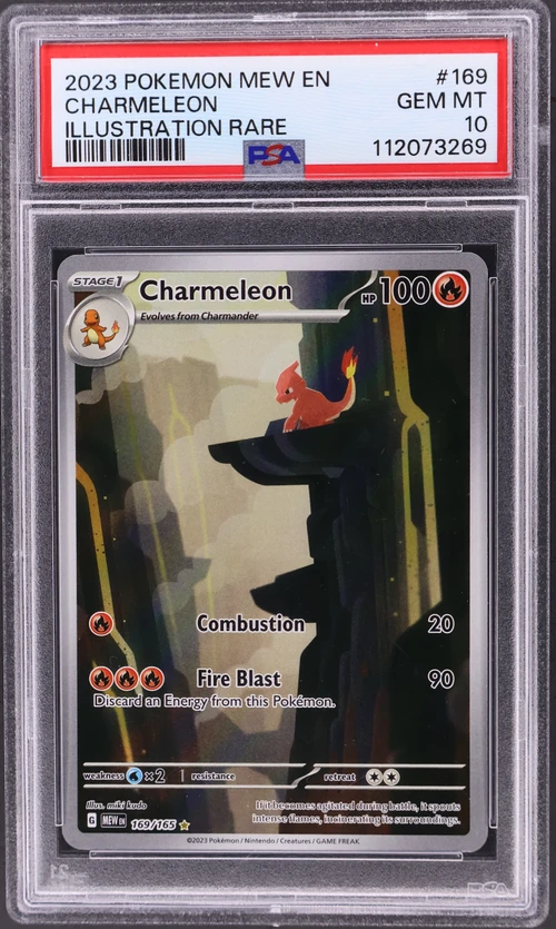 2023 Pokemon Mew En-151 #169 Charmeleon Illustration Rare