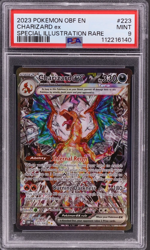 2023 Pokemon Obf En-Obsidian Flames #223 Charizard Ex Special Illustration Rare