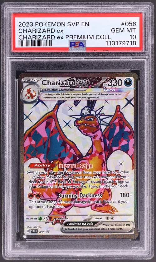 2023 Pokemon Svp En-Sv Black Star Promo #056 Charizard Ex Charizard Ex Premium Collection