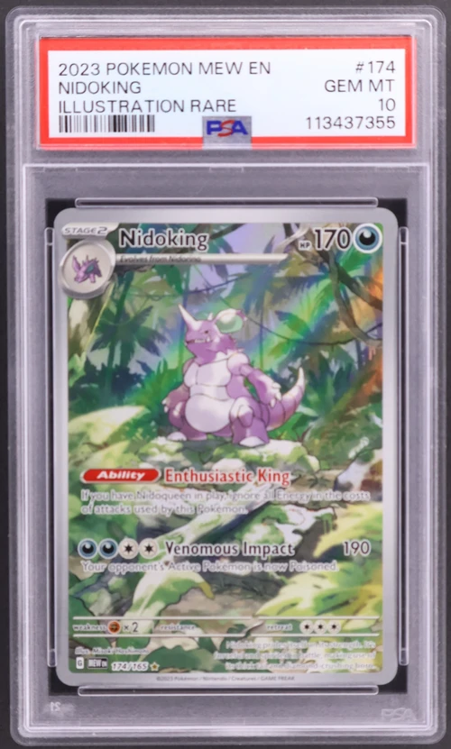 2023 Pokemon Mew En-151 #174 Nidoking Illustration Rare