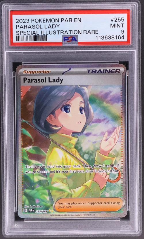 2023 Pokemon Par En-Paradox Rift #255 Parasol Lady Special Illustration Rare
