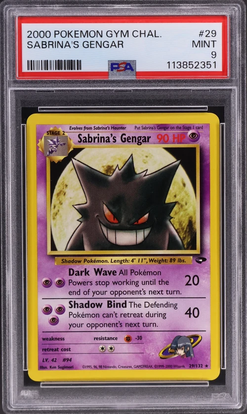 2000 Pokemon Gym Challenge #29 Sabrina's Gengar