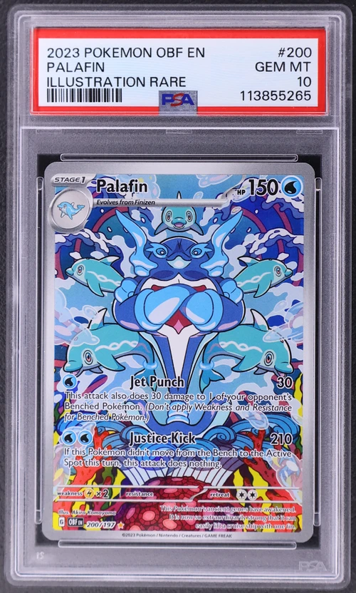 2023 Pokemon Obf En-Obsidian Flames #200 Palafin Illustration Rare